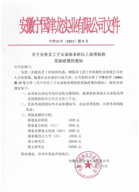津龙员工子女高考路上再奏凯歌 津龙员工子女高考路上再奏凯歌